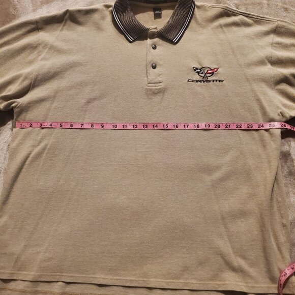 Inner Harbor Men's Polo Style Shirt with Embroidered Corvette C-5 Logo, Size XXL - Picture 8 of 11